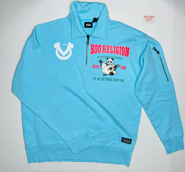 Skyblue Zip Crew